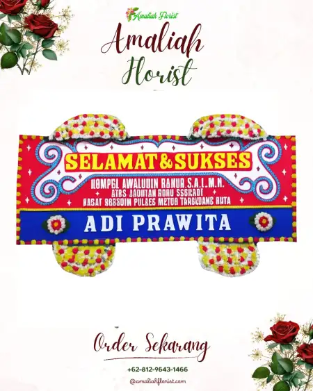 Papan Bunga Ucapan Selamat Klaces
